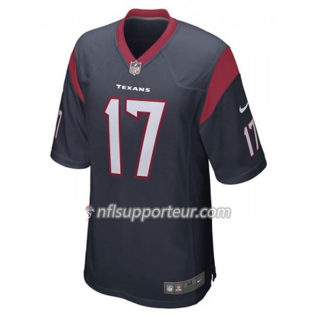 Maillot Homme Houston Texans Brock Osweiler 17 Nike Bleu